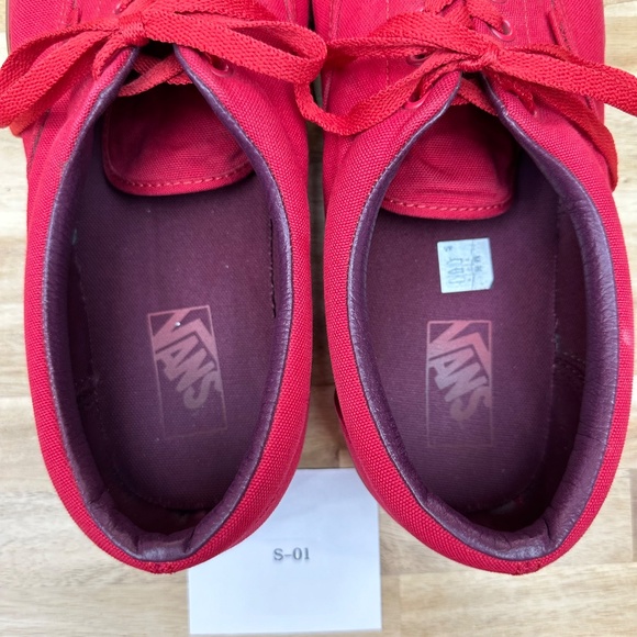 Vans Era Canvas Red Gum Sole Men's 13 - Picture 3 of 7